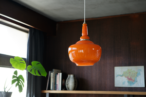ナショナル ガラス製 レトロペンダントライト オレンジ – store by roovice ナショナル ガラス製 レトロペンダントライト オレンジ – store by roovice