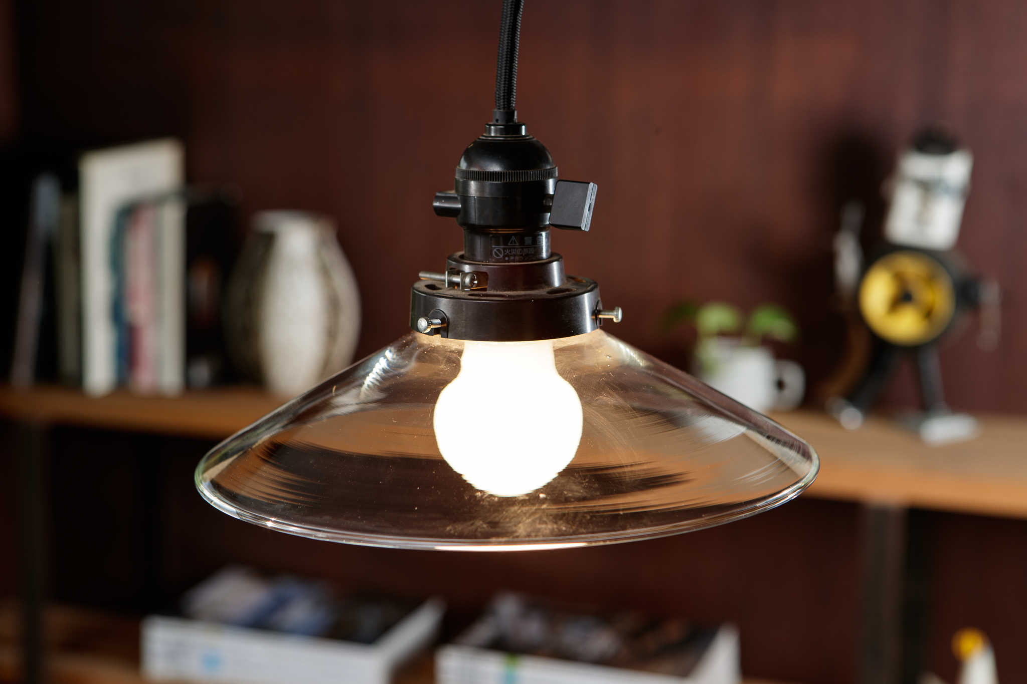 ガラス製 レトロペンダントライト クリア – store by roovice