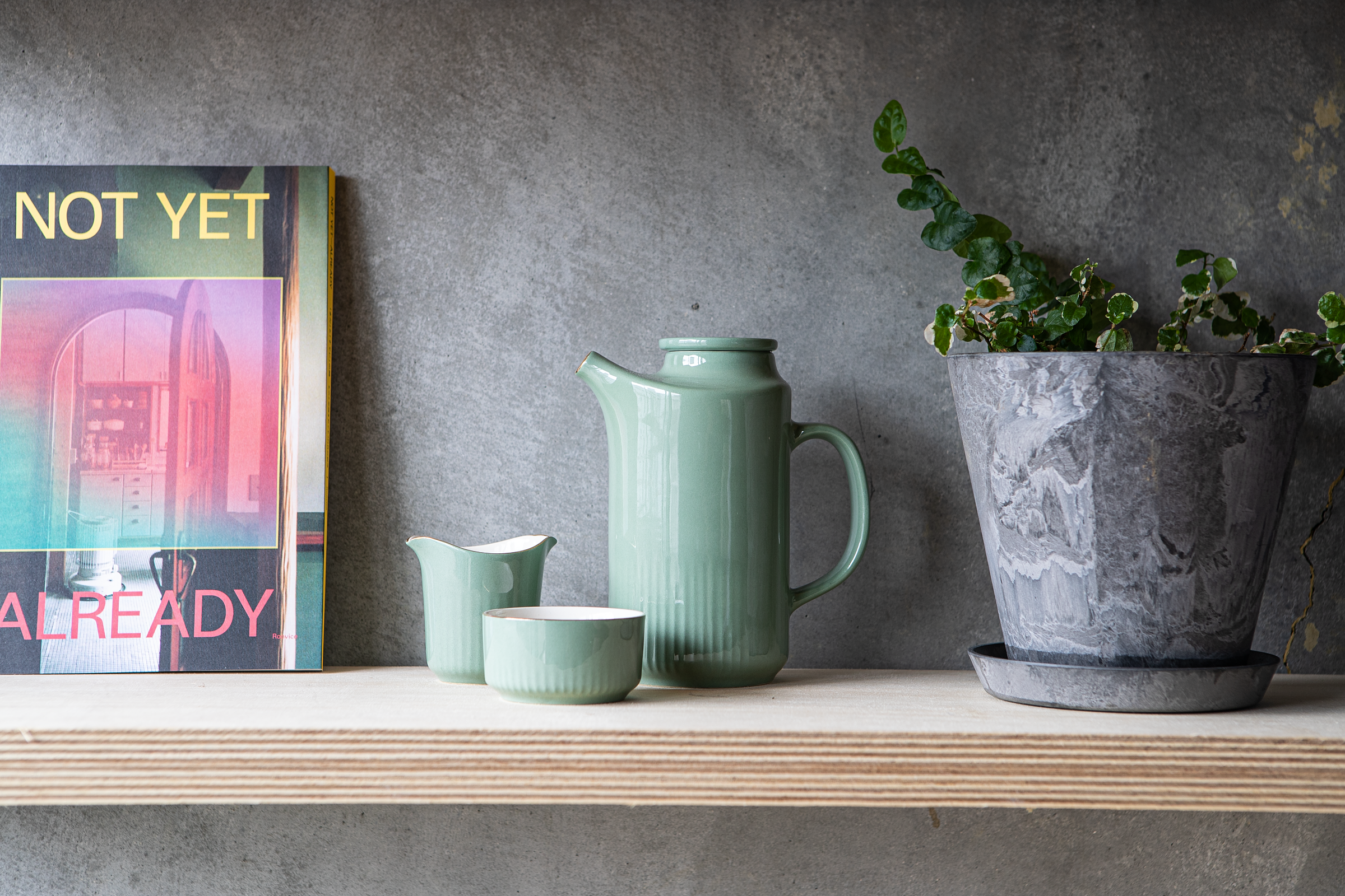 フィッギオ アンティーク ポット ＆ ピッチャー ノルウェー製 Figgjo Tea Set – store by roovice